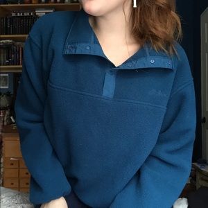 Blue LL Bean pullover